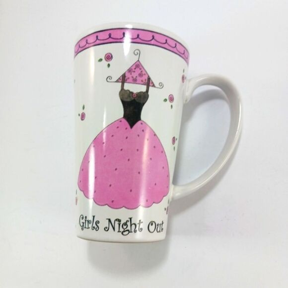 Franchelle Girls Night Out Coffee Mug One. Dress Shopping Motif Boutique - Picture 6 of 10